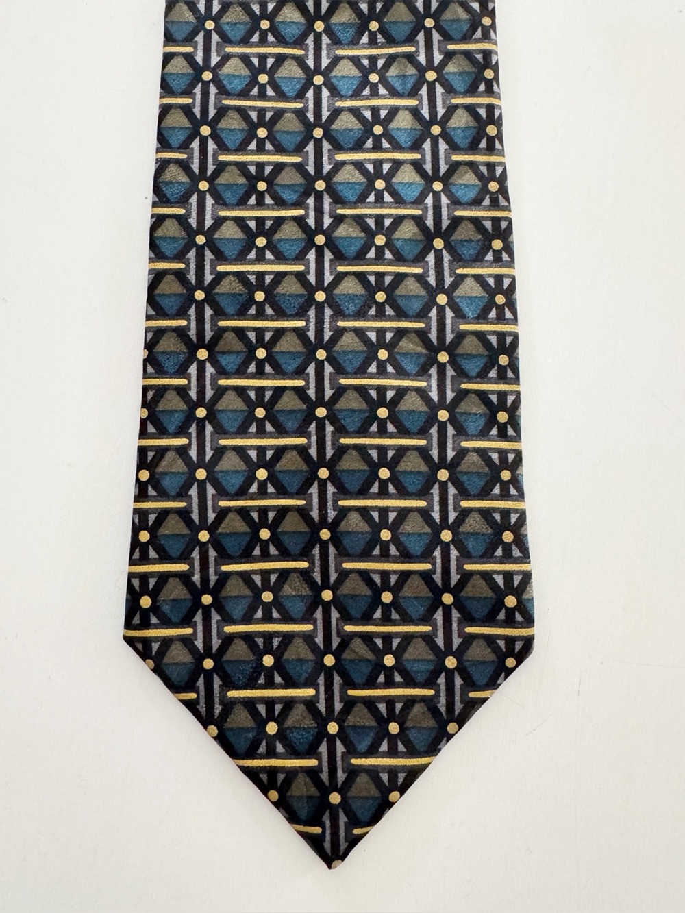 Vintage Ziggurat by Mulberry Silk Tie
